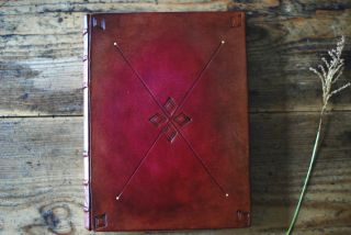 New leather journal in fiery summer colours sparks your inspiration. #leatherjournal #leatherjournals #leatherjournalcase...